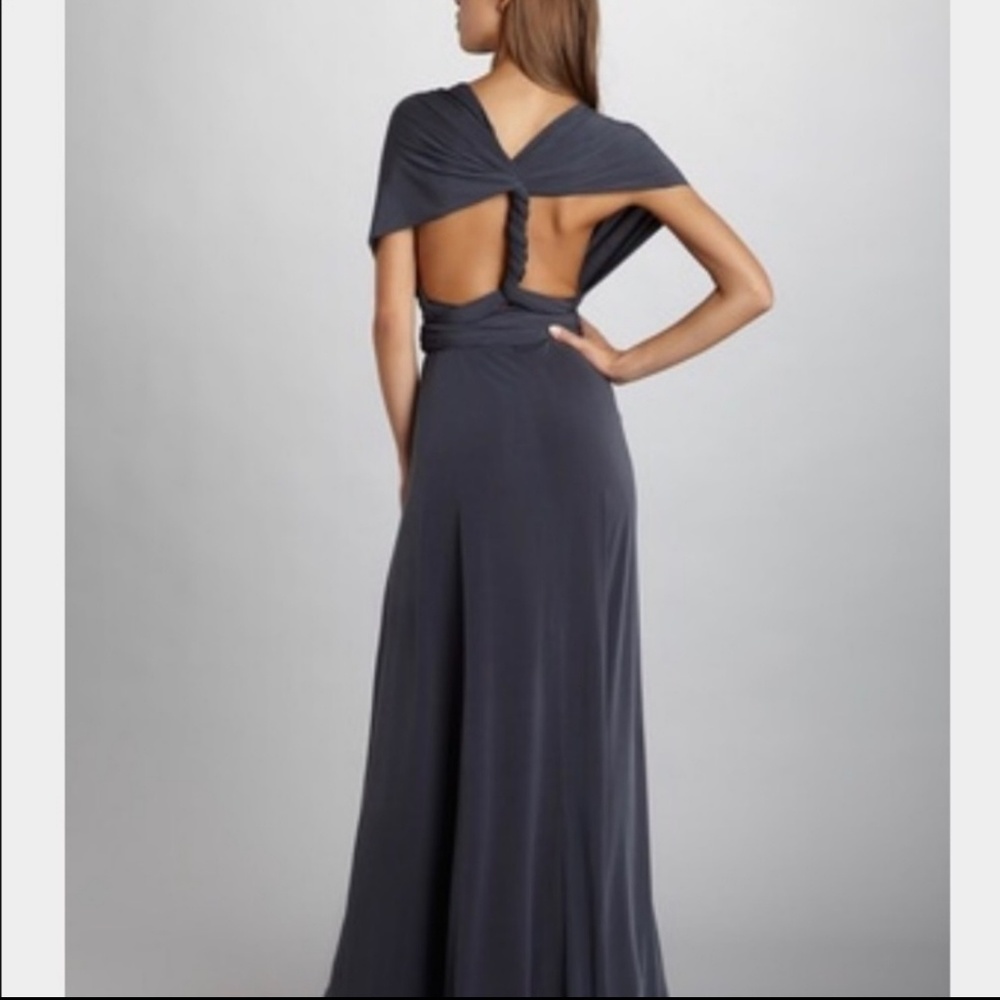 Black full length Maxi Dress - Von Vonni Transform
